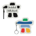 Inukshuk Floating Foam Key Tag